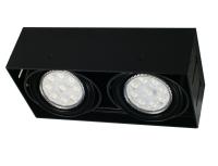 AR111盒燈-無邊框-雙燈